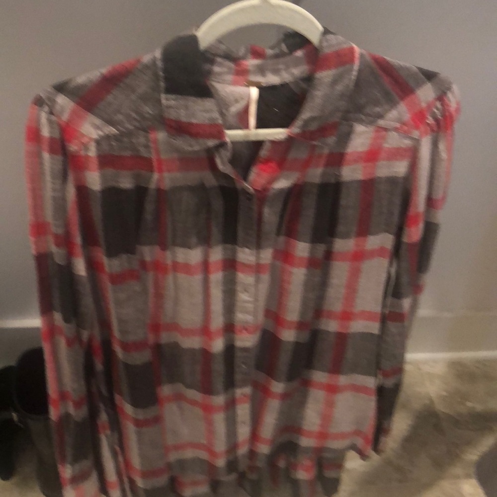 Free people long sleeved shirt